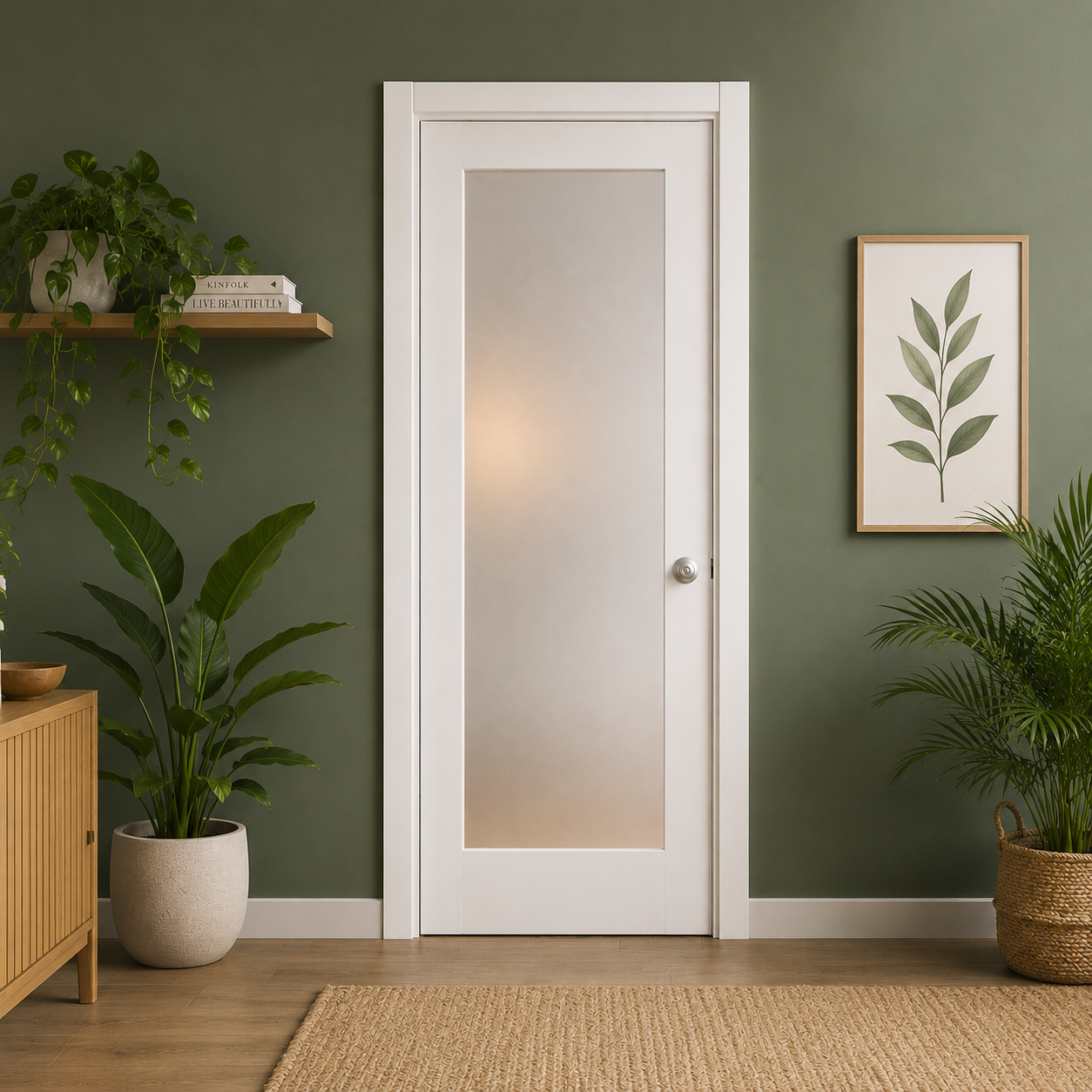 1 Lite Shaker Primed with Frosted Glass