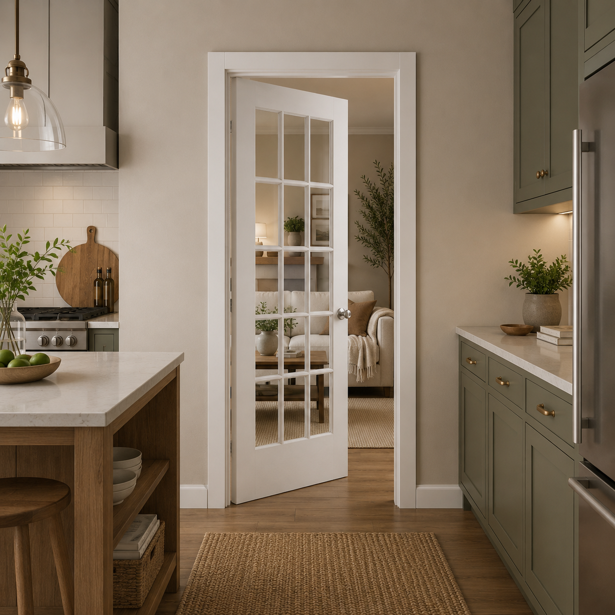 15 Lite Glazed White Prefinished